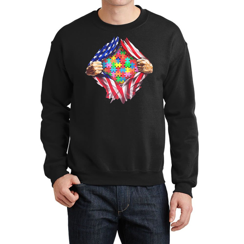 Autism Awareness 2021 Super Hero Autism T  Shirt Autism Awareness 2021 Crewneck Sweatshirt by joanie38206 | Artistshot