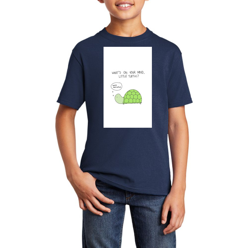 Turtle World Domination Basic Youth T-shirt by Silvisgvc | Artistshot