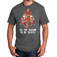 Tis The Season To Be Sleepy Funny Christmas Sloth Lover T Shirt Basic T-shirt | Artistshot