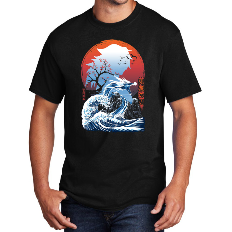 The Great Water Dragon Basic T-shirt | Artistshot