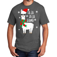 Fa La La Llama   Funny Falala Llama Christmas T Shirt Basic T-shirt | Artistshot