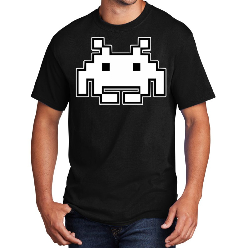 Classical Space Invader Basic T-shirt by MarlonChristopherMoyer | Artistshot