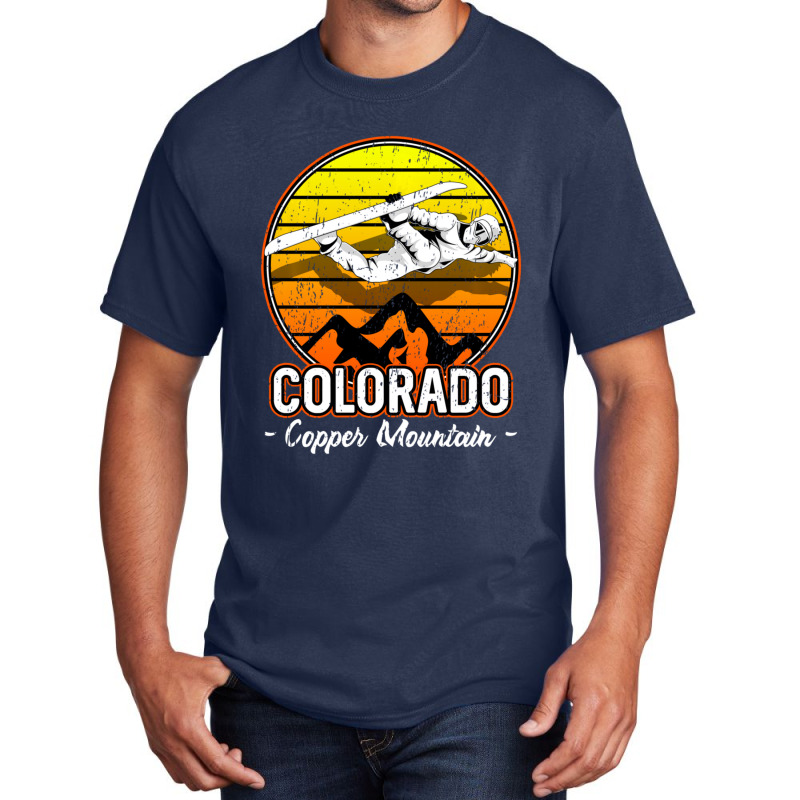 Copper Mountain Colorado Snowboarding Basic T-shirt | Artistshot