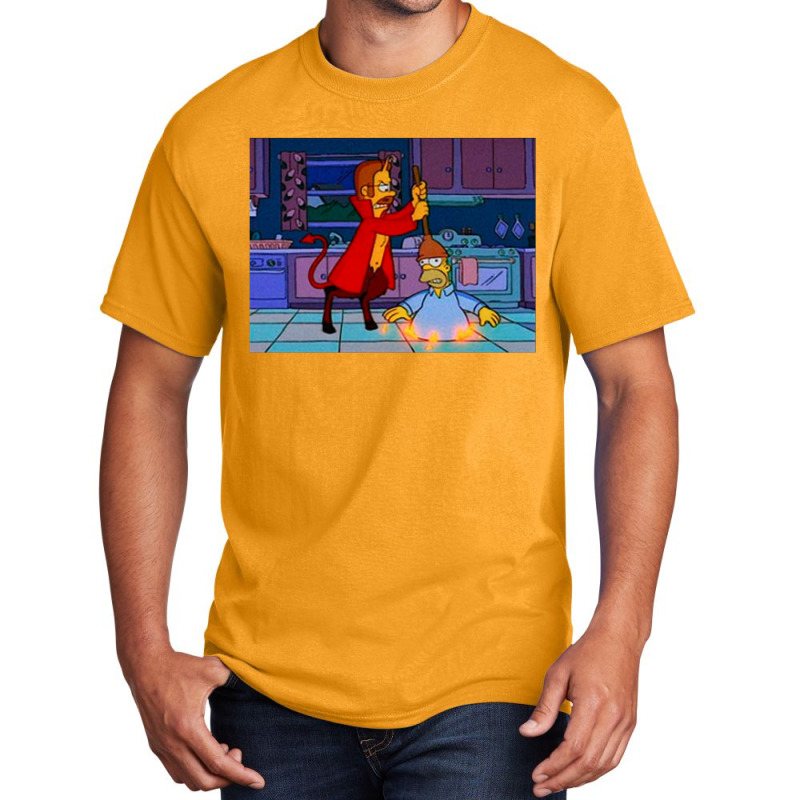 Devil Flanders The Simpsons Basic T-shirt by Lumintu Art | Artistshot