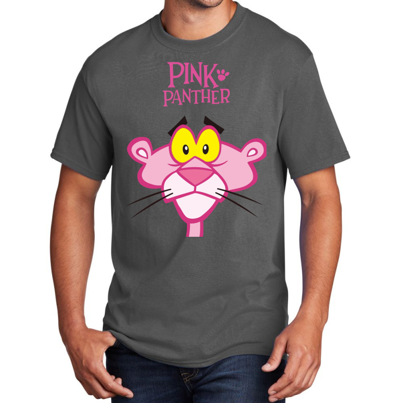 The Pink Panther Basic T-shirt by cm-arts | Artistshot