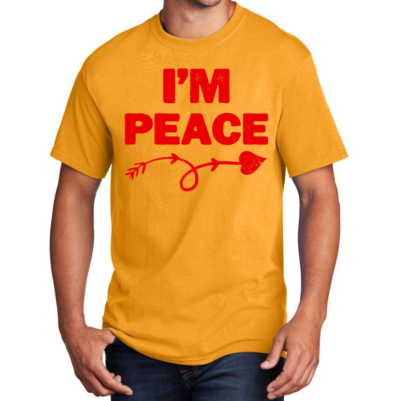 I'm Peace Apparels Funny Couple's Matching Basic T-shirt | Artistshot