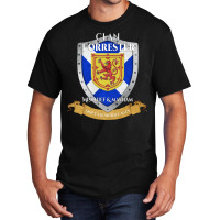 Forrester Scottish Family Clan Scotland Shield Long Sleeve T Shirt Basic T-shirt | Artistshot