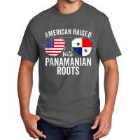 American Raised With Panamanian Roots Usa Panama Flag Tank Top Basic T-shirt | Artistshot