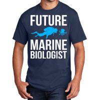 Future Marine Biologist Gift For Students Sea Life Basic T-shirt | Artistshot