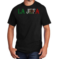 La Jefa Patron Mexican Map The Boss In Spanishs Basic T-shirt | Artistshot