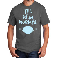 The New Normal Mask Est. 2020 Graphic Novelty Pandemic Gift Sweatshirt Basic T-shirt | Artistshot