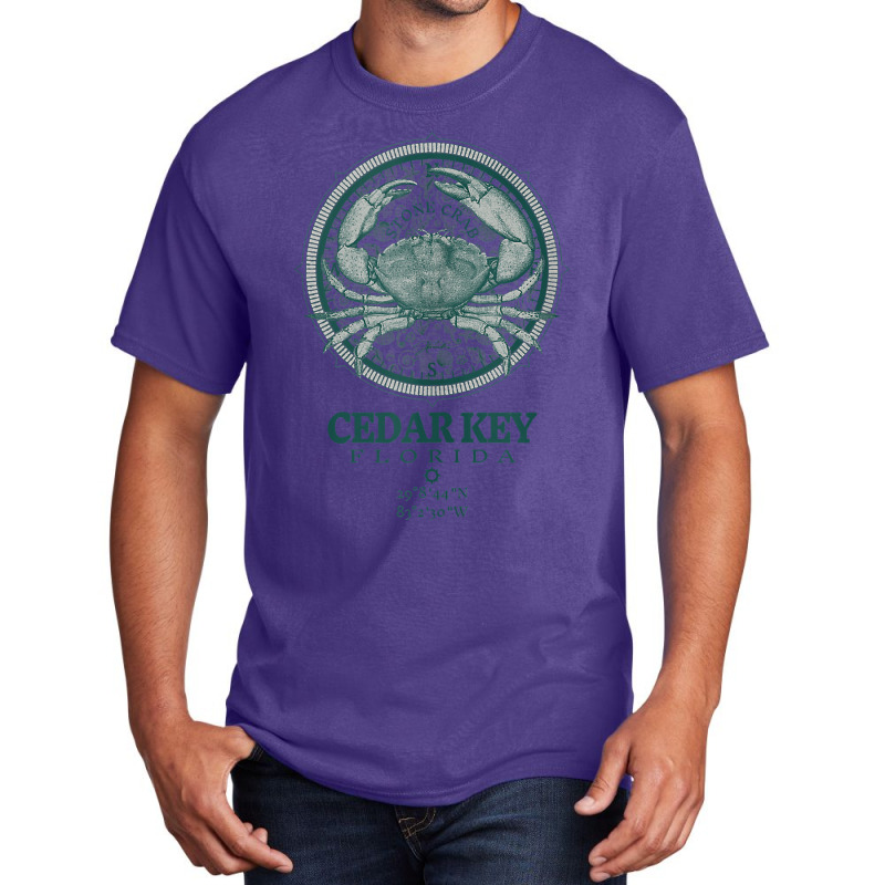 Jcombs Cedar Key, Fl, Stone Crab On Wind Rose Tank Top Basic T-shirt by cm-arts | Artistshot