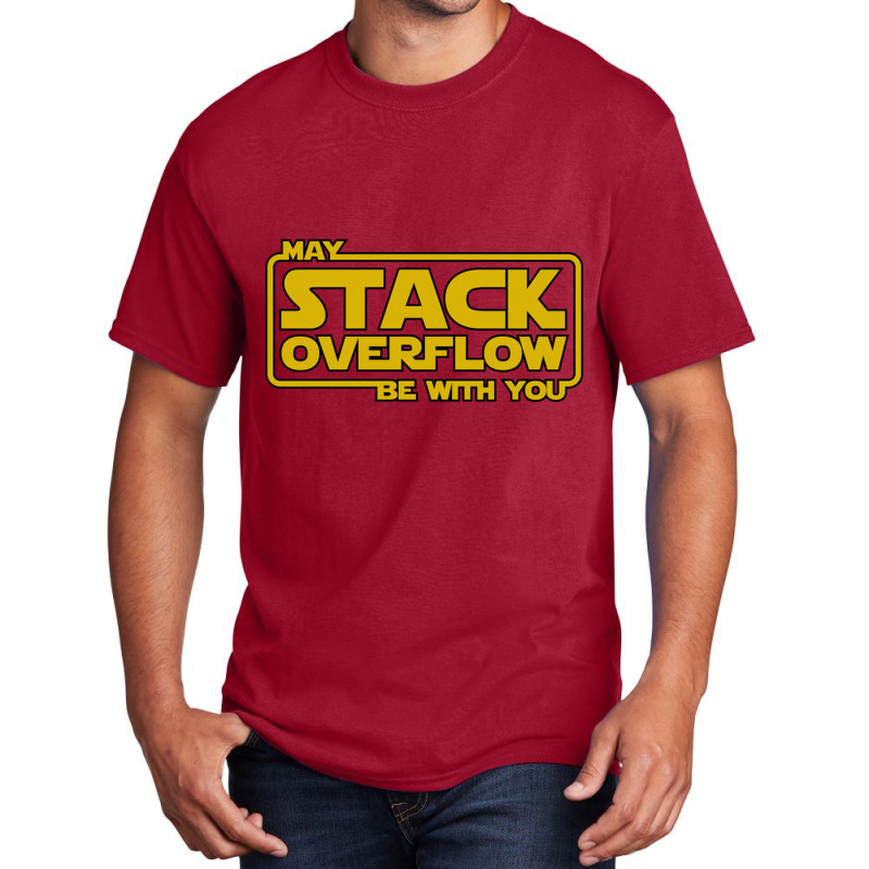 Stack Overflow With You Basic T-shirt by MOSESWOODS | Artistshot