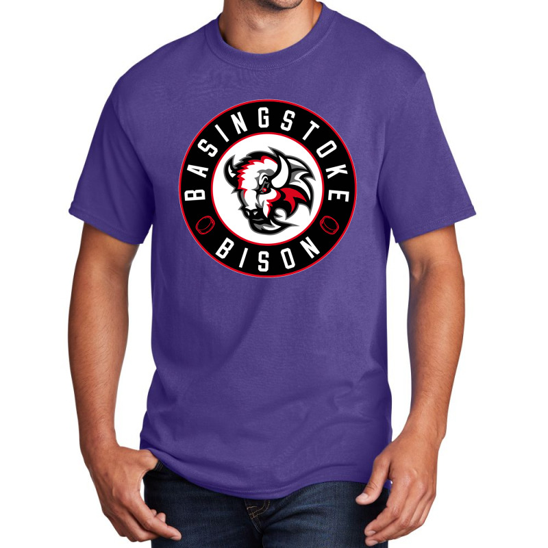 Basingstoke Bison Ice Hockey Basic T-shirt by cm-arts | Artistshot