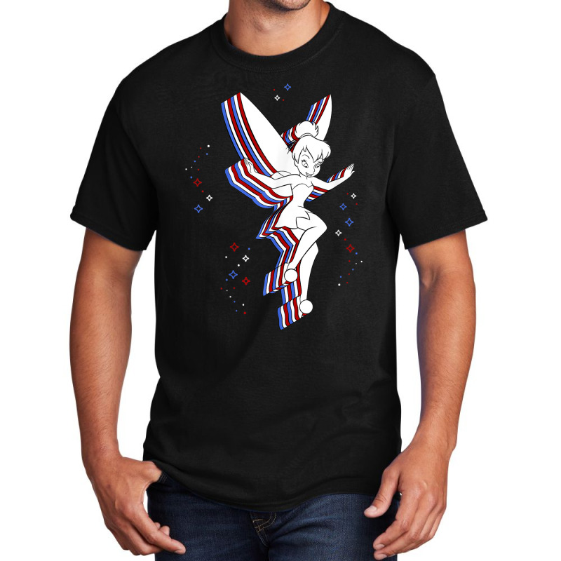 Peter Pan Tinker Bell Americana Basic T-shirt by CrawfordMoes | Artistshot