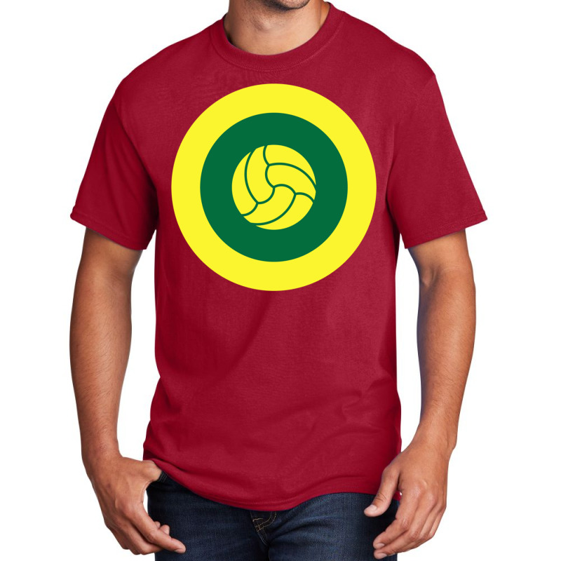 Yellow And Green Football Colours Classic Basic T-shirt | Artistshot