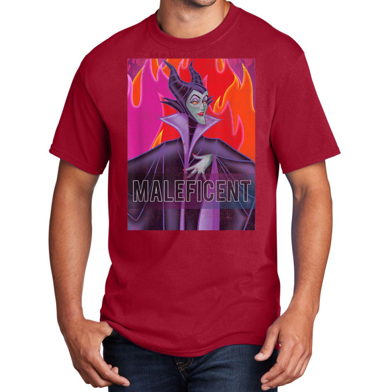 Villains Maleficent Flames Basic T-shirt | Artistshot