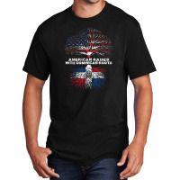 American Raised With Dominican Roots Republic Basic T-shirt | Artistshot