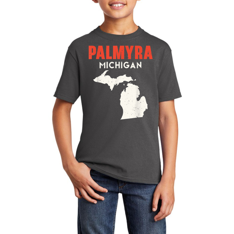 Palmyra Michigan Usa State America Travel Michiganian T Shirt Basic Youth T-shirt by cm-arts | Artistshot