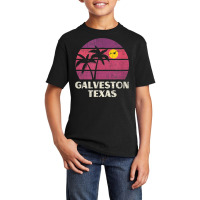 Galveston Texas Beach Surfer Vintage Sun Love Galveston Tx T Shirt Basic Youth T-shirt | Artistshot