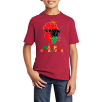 Kinara Seven Principles African American Kwanzaa Afro Women T Shirt Basic Youth T-shirt | Artistshot