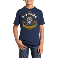 Vintage P 3 Orion Anti Submarine Naval Patrol Aircraft Skull T Shirt Basic Youth T-shirt | Artistshot