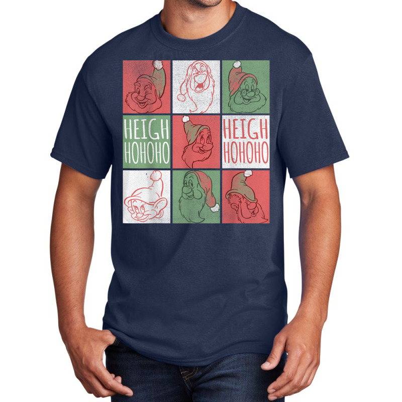 Snow White Heigh Ho Ho Ho Dwarfs Christmas Basic T-shirt | Artistshot