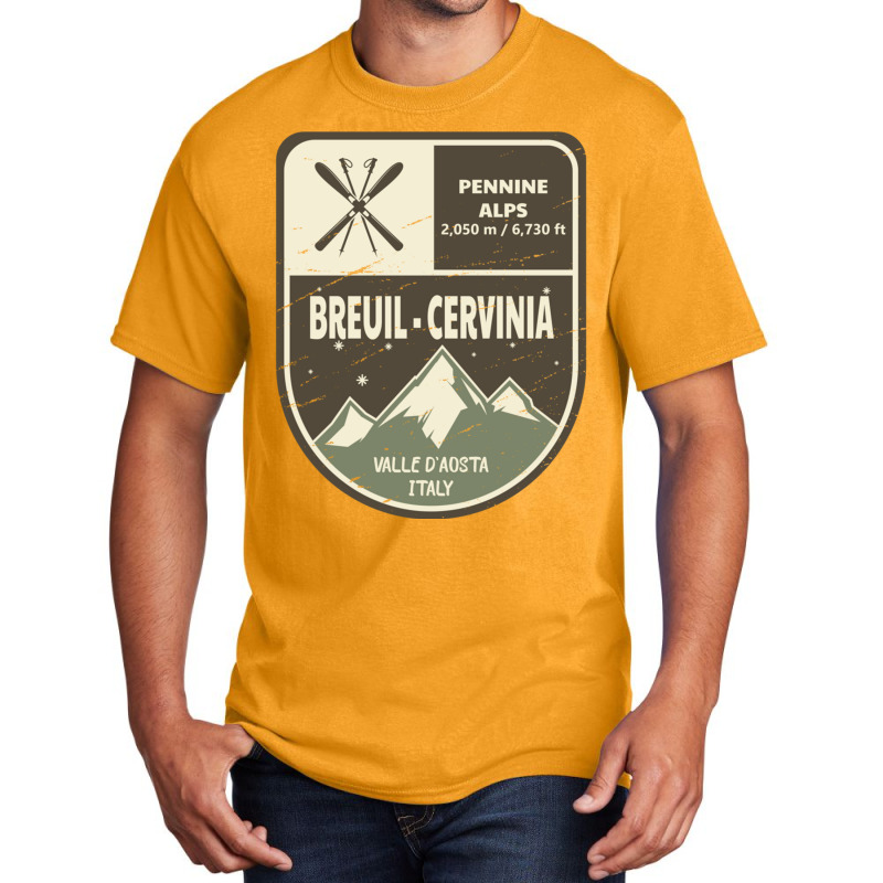 Breuil - Cervinia Pennine Alps Aosta Valley Italy Basic T-shirt | Artistshot