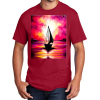 Sail Away With Me Graphic Basic T-shirt | Artistshot