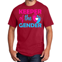 Keeper Of The Gender Gender Reveal Gender Keeper T Shir Basic T-shirt | Artistshot