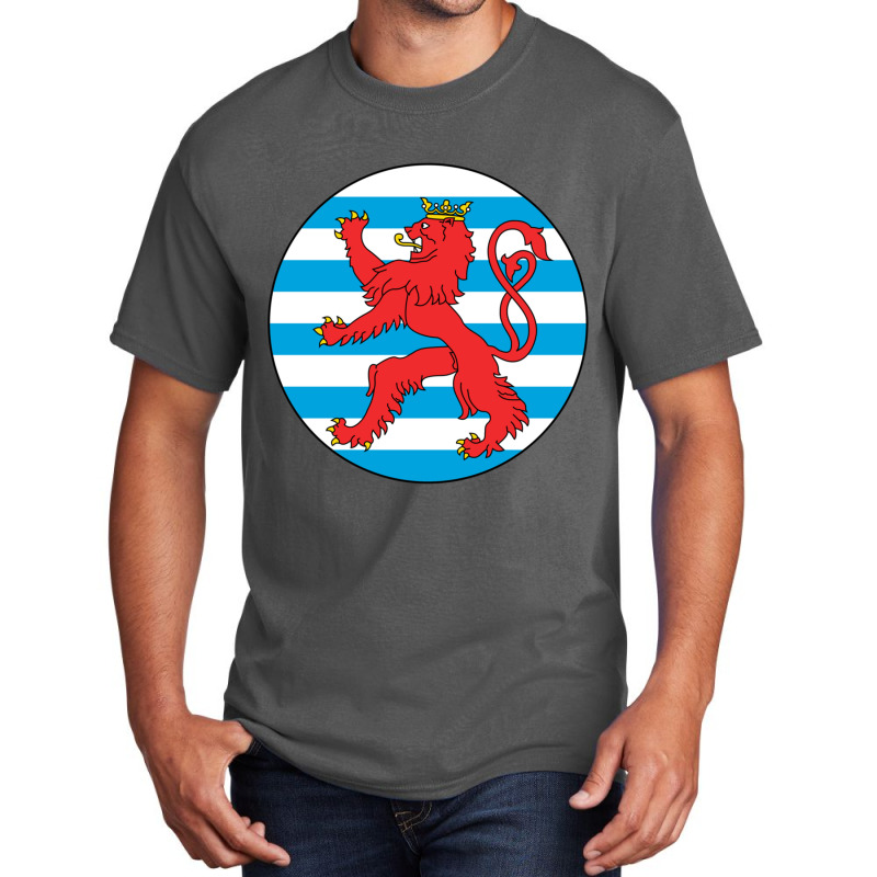 Luxembourg  Roundel Basic T-shirt by cm-arts | Artistshot