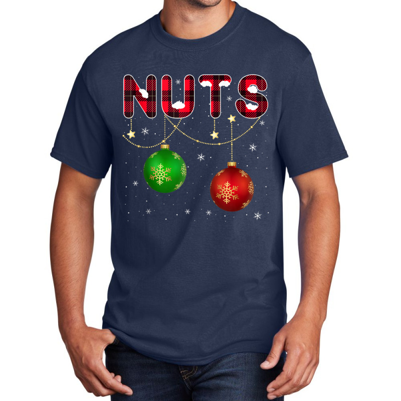 Chest Nuts christmas Matching Couples Chestnuts Couples Nuts Tank Top Basic T-shirt | Artistshot