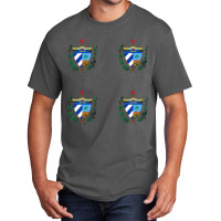 Coat Of Arms Of Cuba Multi Basic T-shirt | Artistshot