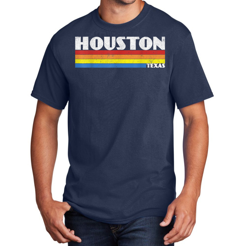 Retro 80s Texas Tx Souvenir Houston T Shirt Basic T-shirt | Artistshot