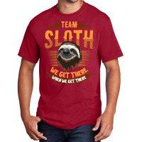 Sloth  For Slow Runners Running Teams ) Basic T-shirt | Artistshot