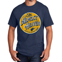 West Virginia Almost Heaven 304 Map Home Tank Top Basic T-shirt | Artistshot