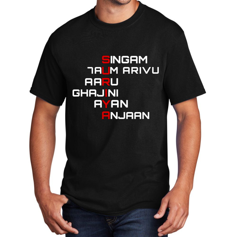 Suriya Tamil Movies Basic T-shirt by cm-arts | Artistshot