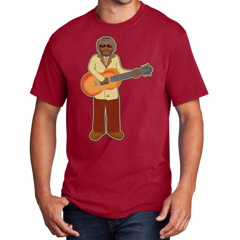 Retro Thunder Musician Basic T-shirt by cm-arts | Artistshot