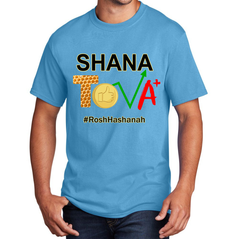 Rosh Hashanah   Shana Tova  Happy New Year!  .png Basic T-shirt | Artistshot