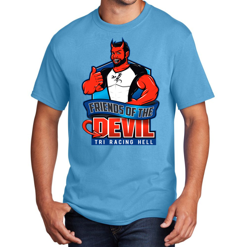 Friends Of The Devil Basic T-shirt by cm-arts | Artistshot