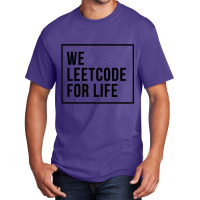 We Leetcode For Life Active Basic T-shirt | Artistshot