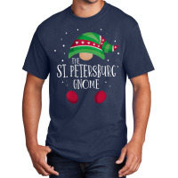 Womens St. Petersburg Gnome Family Matching Christmas Pajamas V Neck T Basic T-shirt | Artistshot