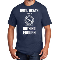 Until Death There Is Nothing Enough' (buddha) Hamster Wheel Basic T-shirt | Artistshot