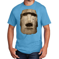 Easter Island Moai Statue Monolith World Mystery Basic T-shirt | Artistshot