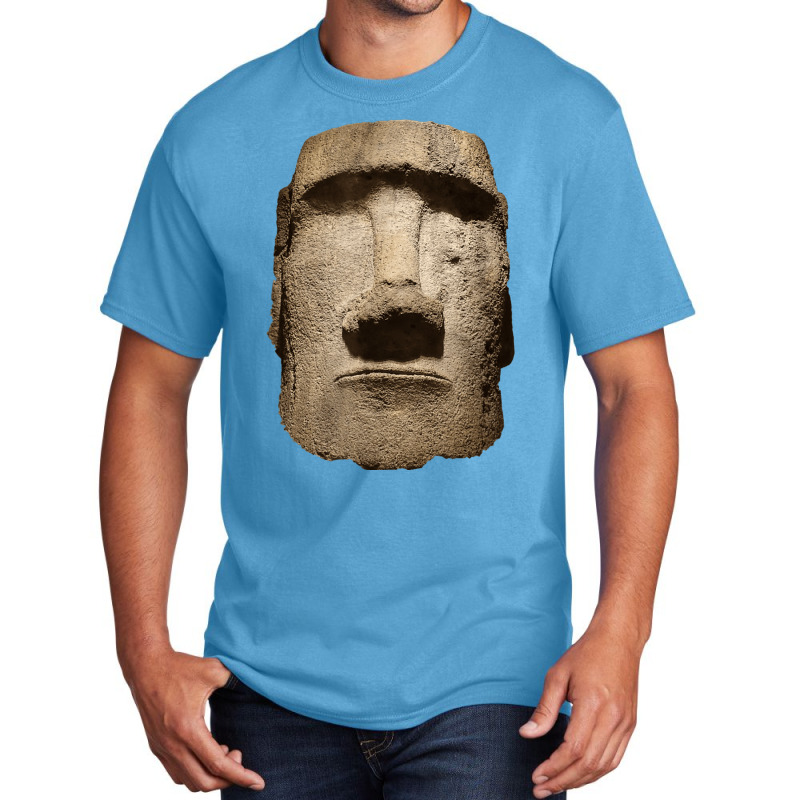 Easter Island Moai Statue Monolith World Mystery Basic T-shirt | Artistshot