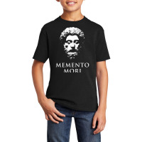 Memento Mori With Marcus Aurelius Head T Shirt Basic Youth T-shirt | Artistshot