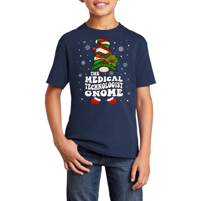 Medical Technician Gnome Emergency Worker Christmas Pajama T Shirt Basic Youth T-shirt | Artistshot