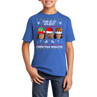 This Is My Ugliest Christmas Sweater Funny Joe Biden Kamala Sweatshirt Basic Youth T-shirt | Artistshot