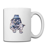 A Happy Mastiffdog Wearing A Coffee Mug | Artistshot