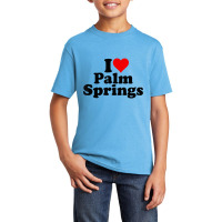 I Love Heart Palm Springs California T Shirt Basic Youth T-shirt | Artistshot